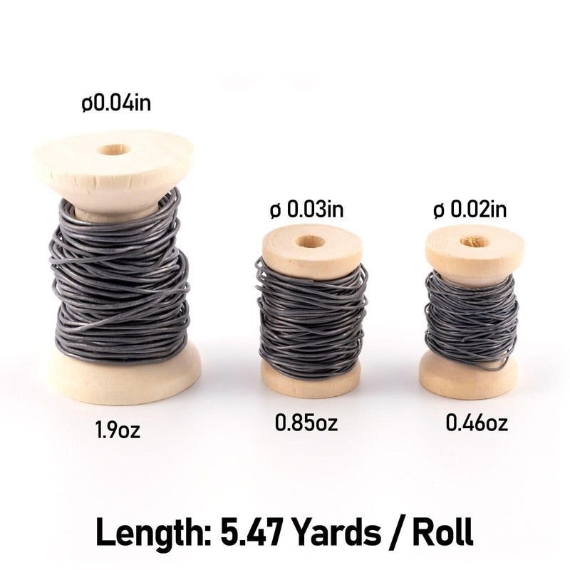 Dr.Fish 6pcs Spools Fly Tying DIY Lead (5.47 yds/ roll)