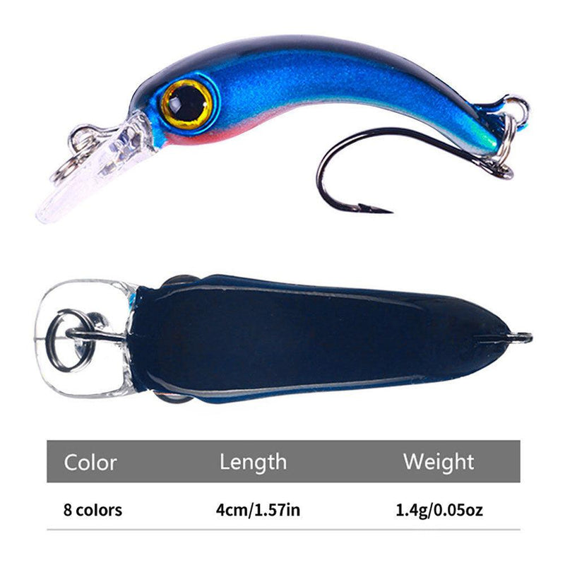 Dr.Fish 2pcs Crankbait with Single Hook 4cm 1.4g - Dr.Fish Tackles