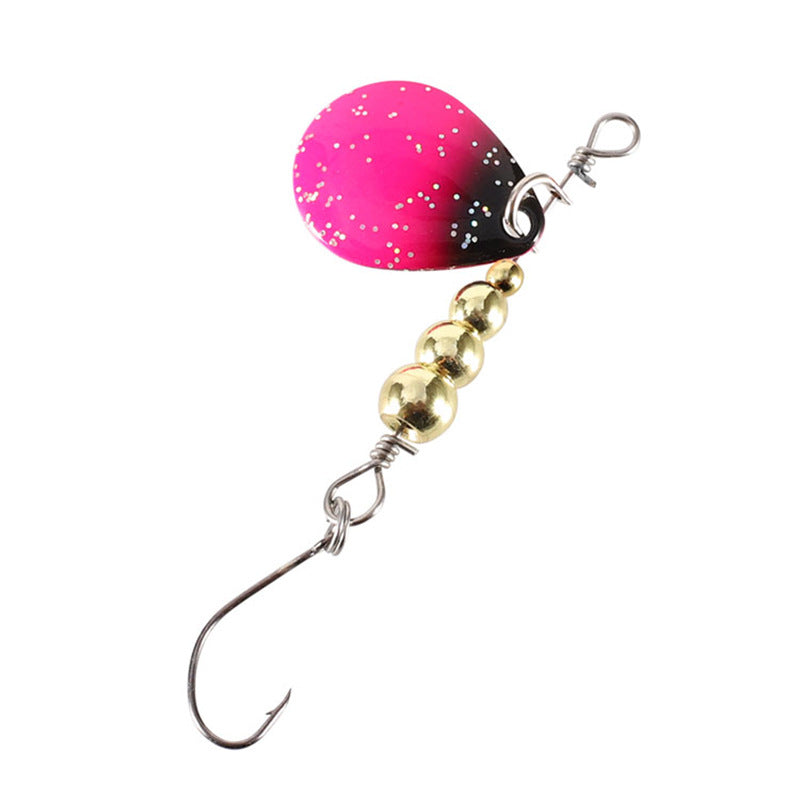 Dr.Fish 2 pcs Shining Spinner with Single Hook 3.5g 4.5g