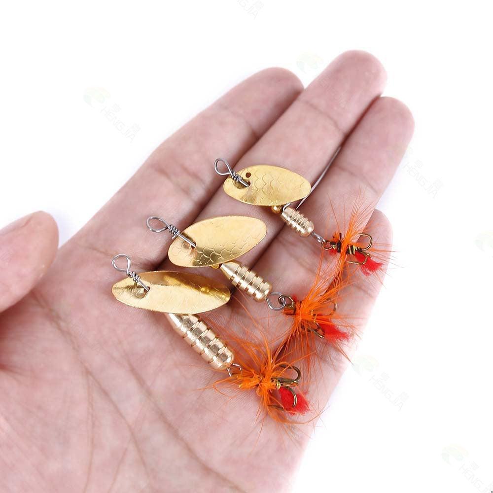 Dr.Fish 4pcs Spinner Baits Kit 2g 3.8g 7.8g