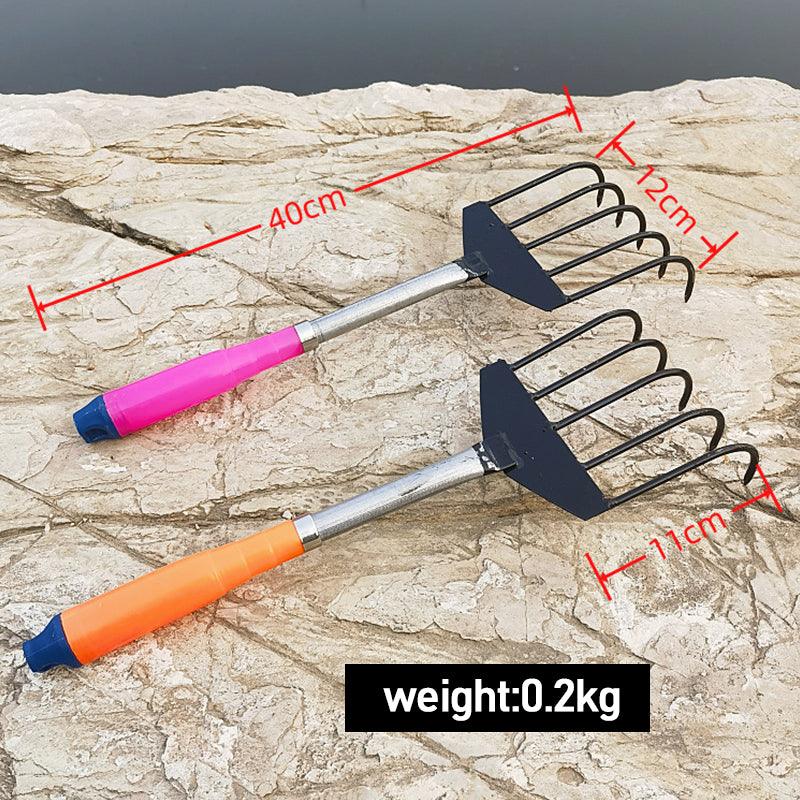 Dr.Fish 5 Tines Iron Claws Hand Rake 40cm - Dr.Fish Tackles