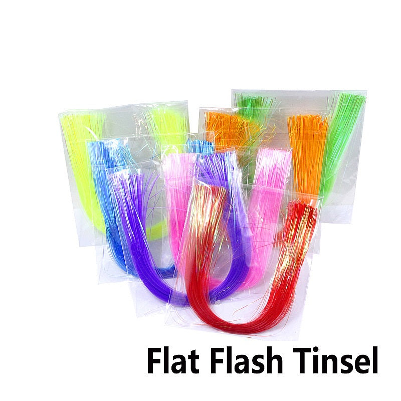 Dr.Fish 5pcs Flash Fly Tying Materials (8 colors)