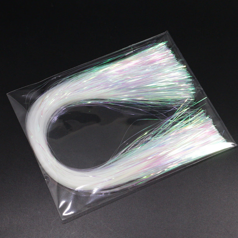 Dr.Fish 5pcs Flash Fly Tying Materials (8 colors)