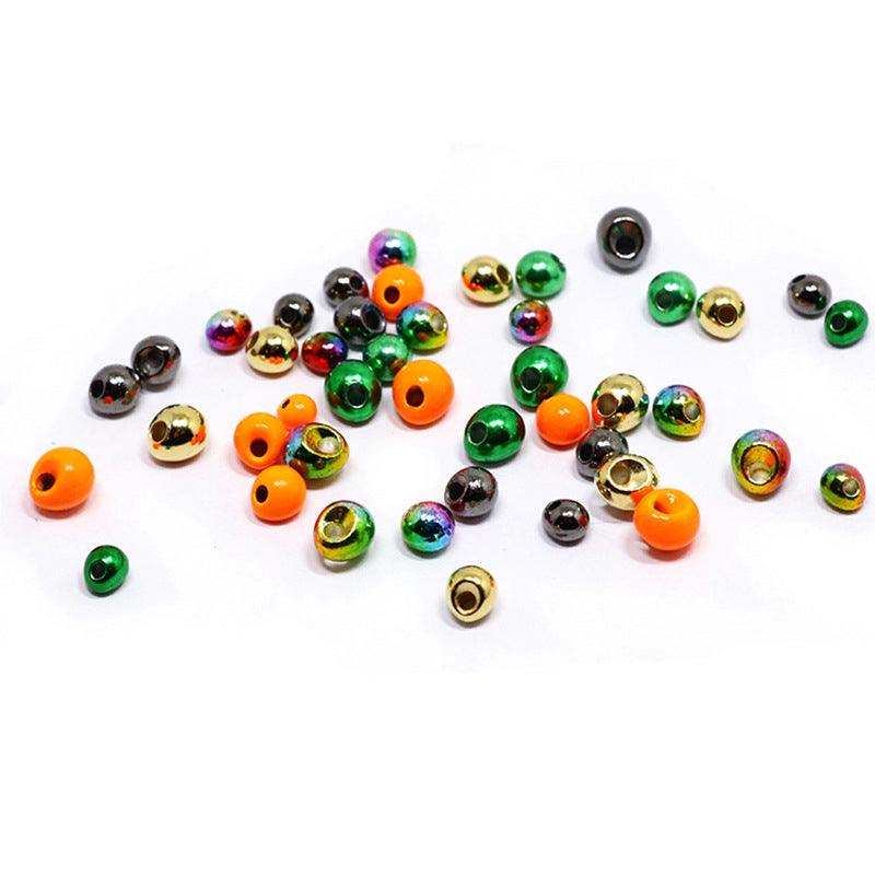 Dr.Fish 5pcs Fly Tying Offset Tungsten Beads 2.33.8mm Dr.Fish Tackles
