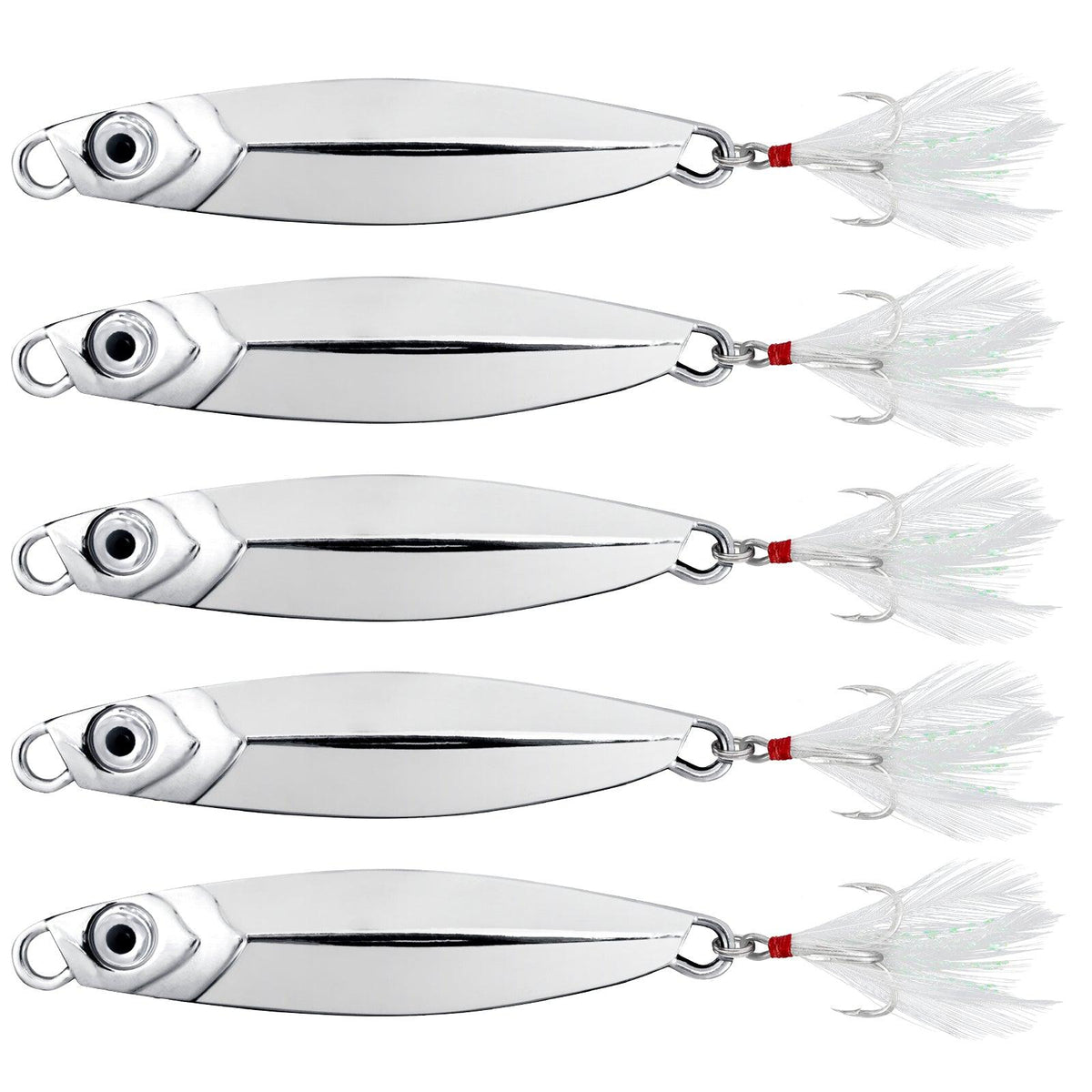 Dr.Fish 5pcs Long Casting Fishing Metal Jigs 7-40g - Dr.Fish Tackles