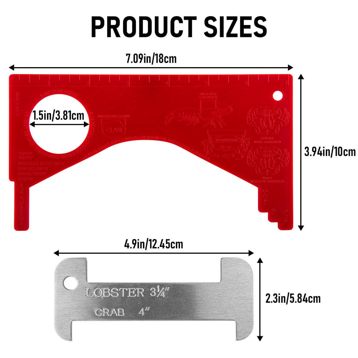 Dr.Fish Crab and Lobster Gauge