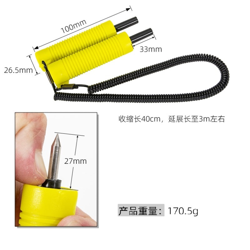 Dr.Fish Ice Fishing Safety Retractable Ice Awls Ice Breaking Tool