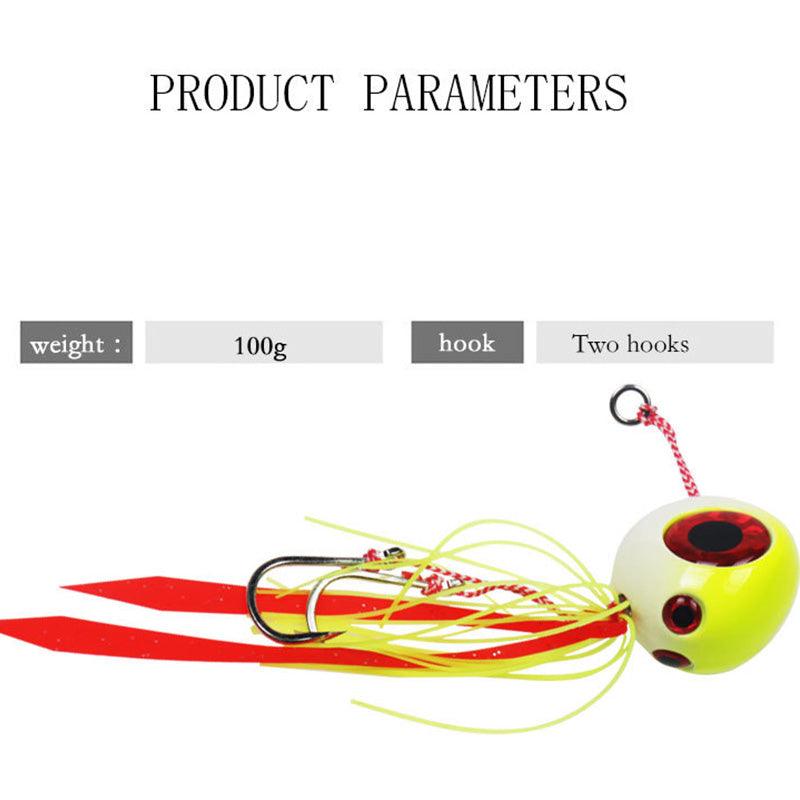 Dr.Fish Jig Lure Bass Tackle 12.5cm 100g