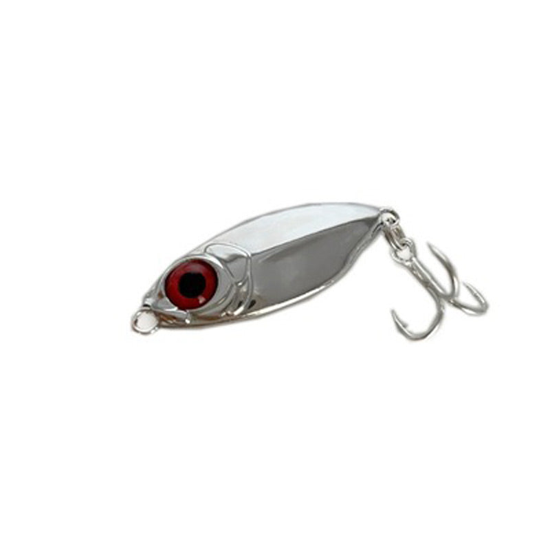 Dr.Fish Red 3D eyes Mini Fishing Spoons Lures10g 3.8cm