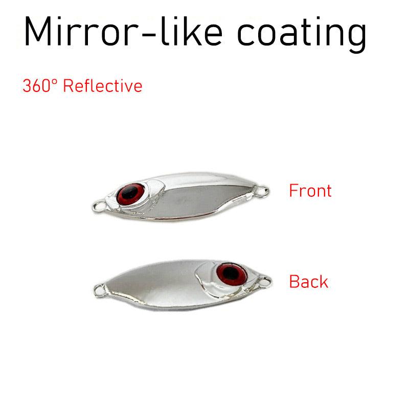 Dr.Fish Red 3D eyes Mini Fishing Spoons Lures10g 3.8cm - Dr.Fish Tackles