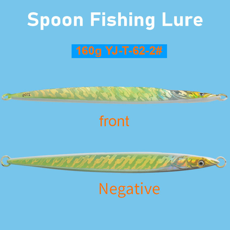 Dr.Fish Saltwater Glow Vertical Jigs Spoon Lure 19.8cm/160g