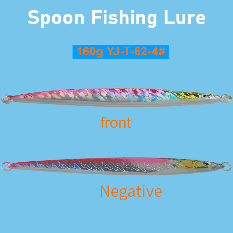 Dr.Fish Saltwater Glow Vertical Jigs Spoon Lure 19.8cm/160g
