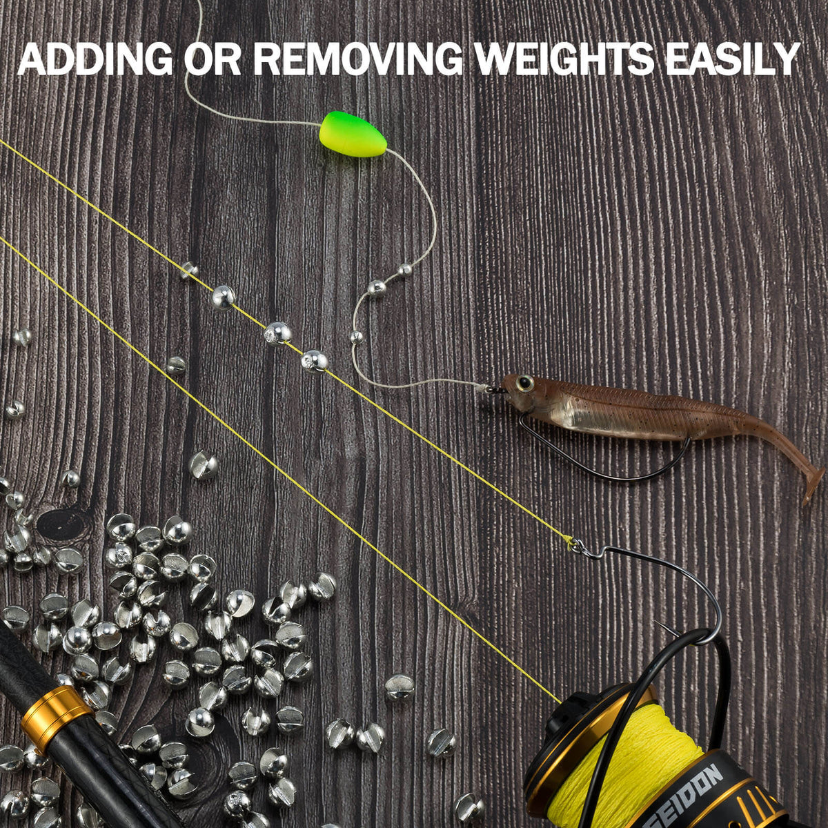 Dr.Fish 100pcs Tin Split Shot Sinkers 07