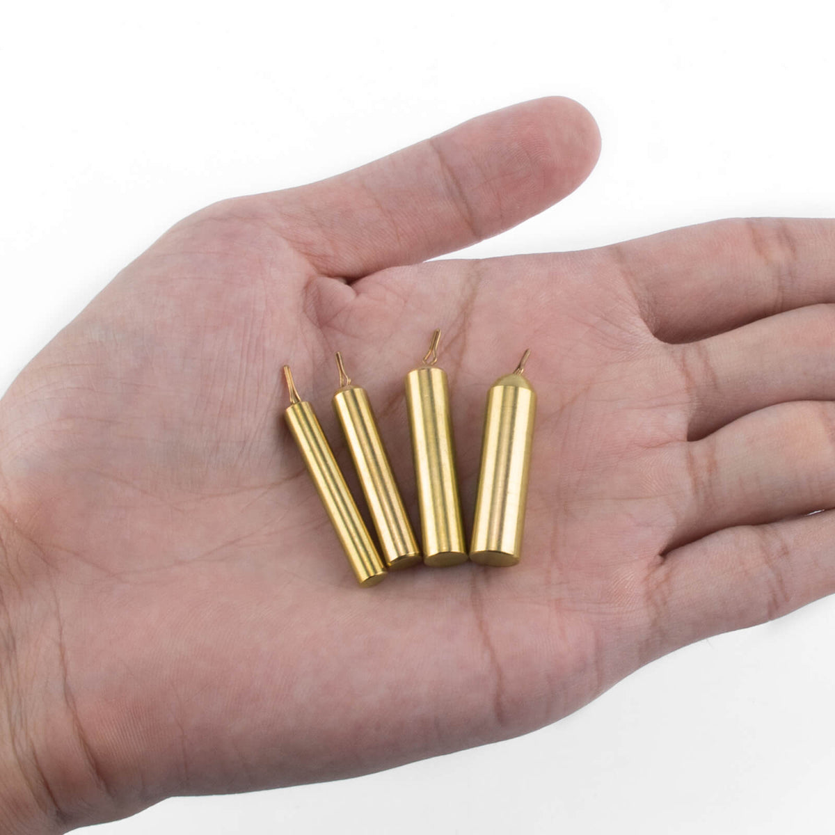 Dr.Fish 20pcs Brass Drop Shot Weights 3/16oz–7/16oz