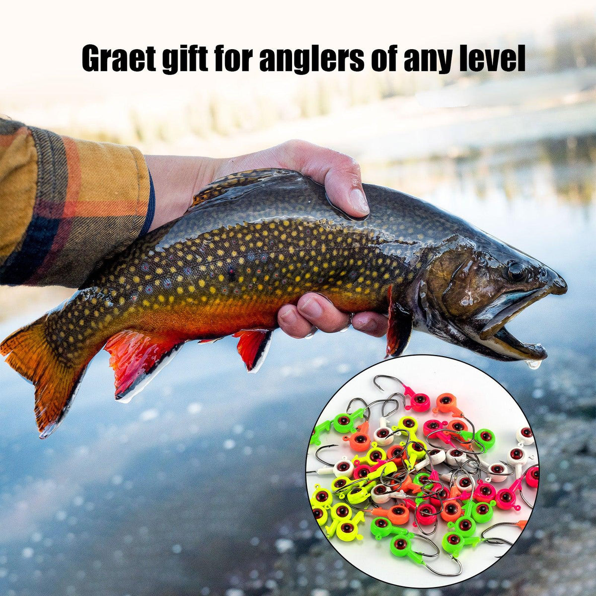 Dr.Fish 30pcs Big Eye Jig Heads 1/32oz-1/8oz(with Box) - Dr.Fish Tackles