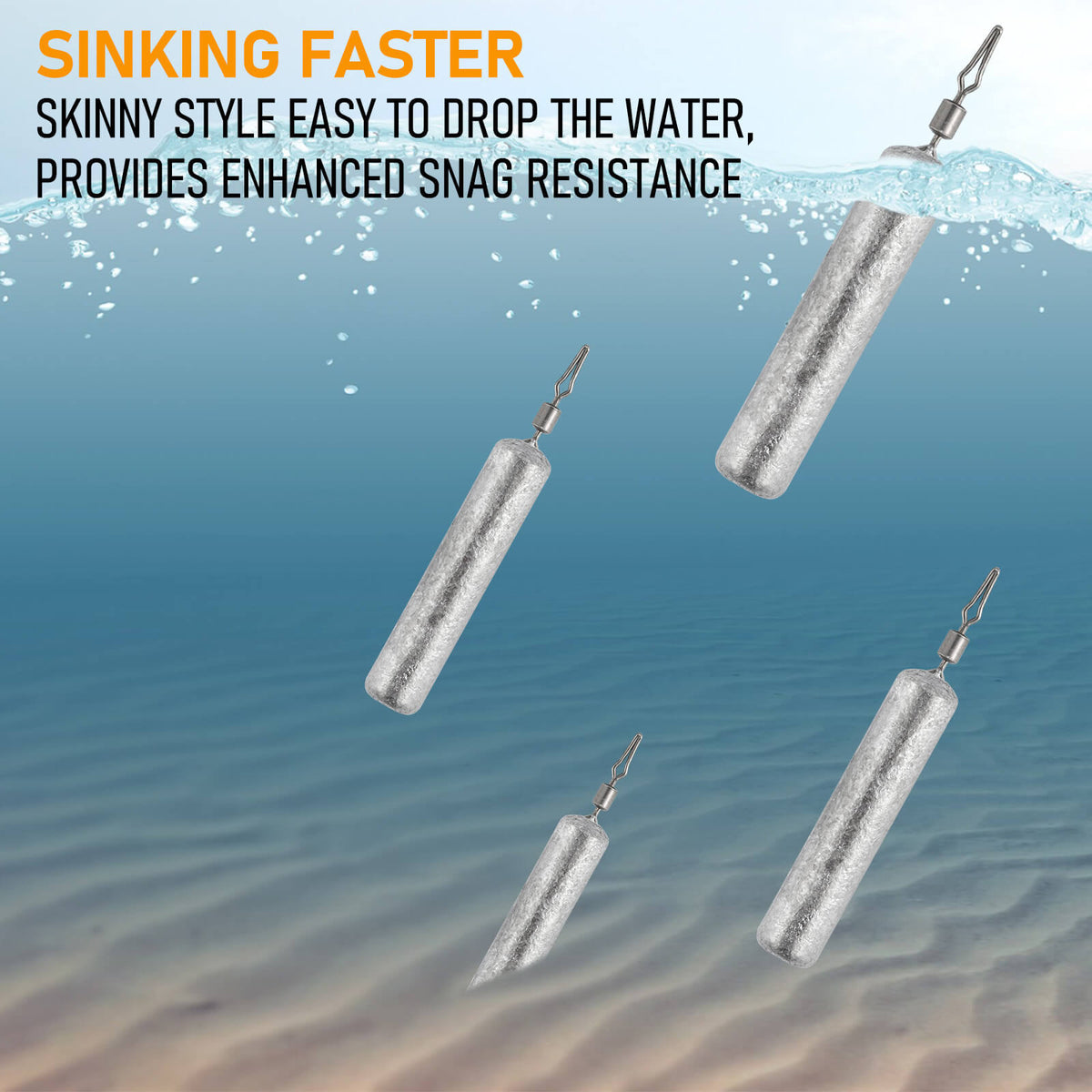 Dr.Fish Cylinder Drop Shot Weights 05