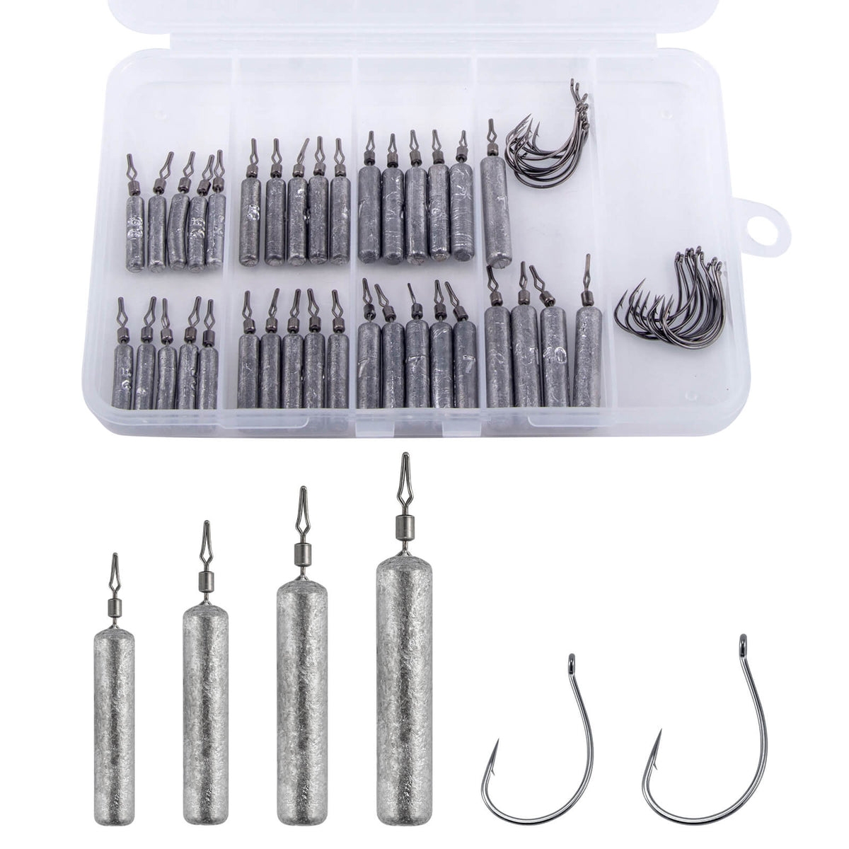 Dr.Fish 55/100 pack Dropshot Rigs Set