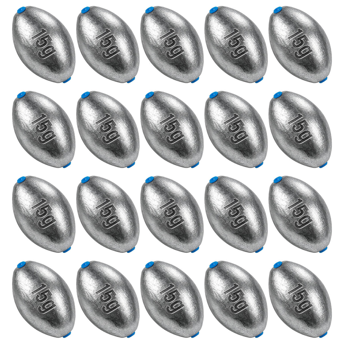 Dr.Fish Egg Sinkers with Smooth Plastic Core 01