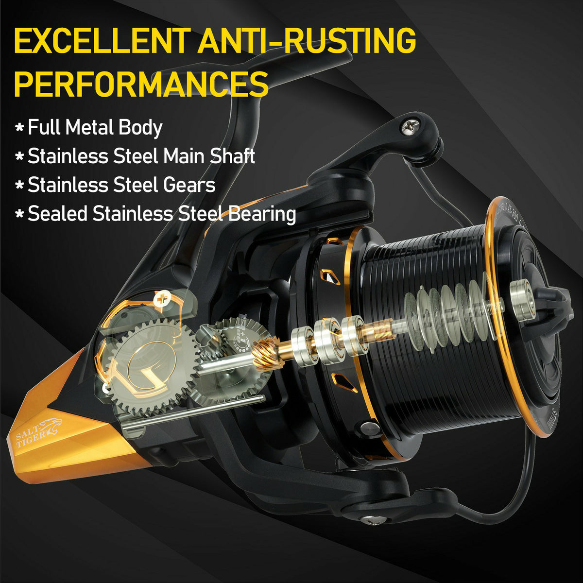 Dr.Fish ST Surf Fishing Reel 10000/12000 Full Metal