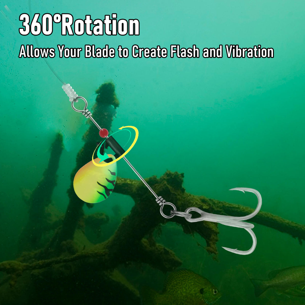 Dr.Fish 100pcs Spinner Clevis Quick Change