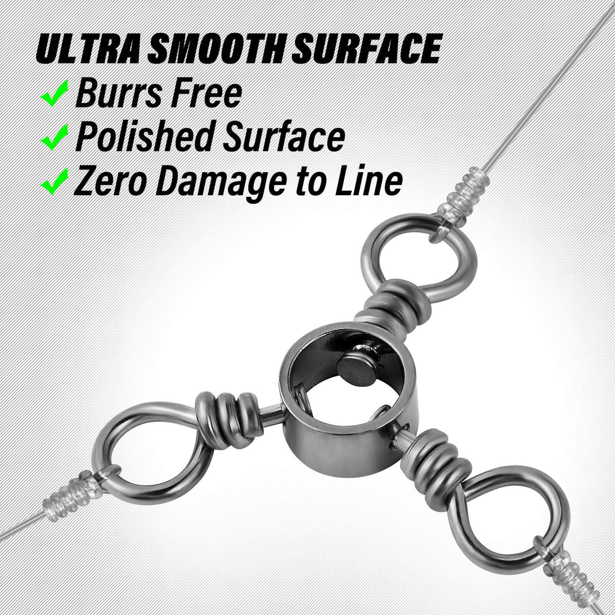 Dr.Fish Three Way Swivels 28-220lb