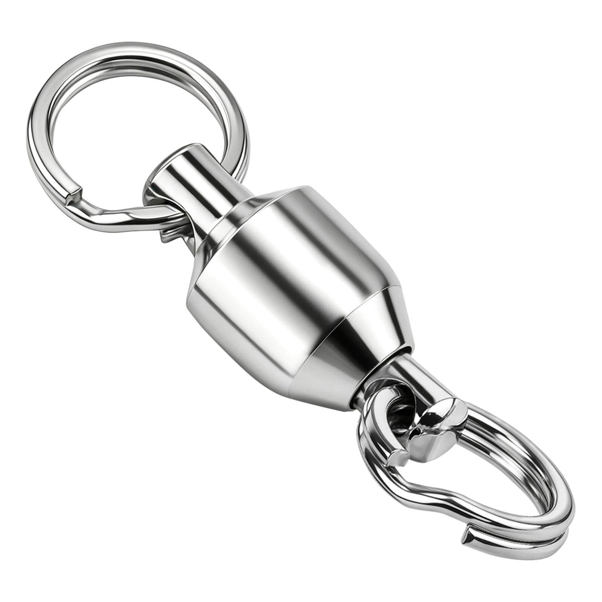 Dr.Fish ball bearing swivel with split ring heavy duty fishing connector