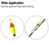 Dr.Fish 10pcs Glow Sticks LED Fish Floats