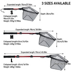 Dr.FIsh 3 Size Landing Net with Telescopic Pole Handle