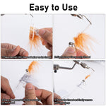 Dr.Fish 2/6 pcs Loop Clamp Fly tying