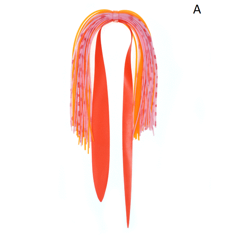 Dr.Fish 3pcs Squid DIY Rubber Jig Lures Skirt Fly Tying Materials (10colors) - Dr.Fish Tackles