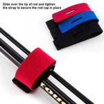 Dr.Fish 12 pcs Fishing Rod Straps 3colors