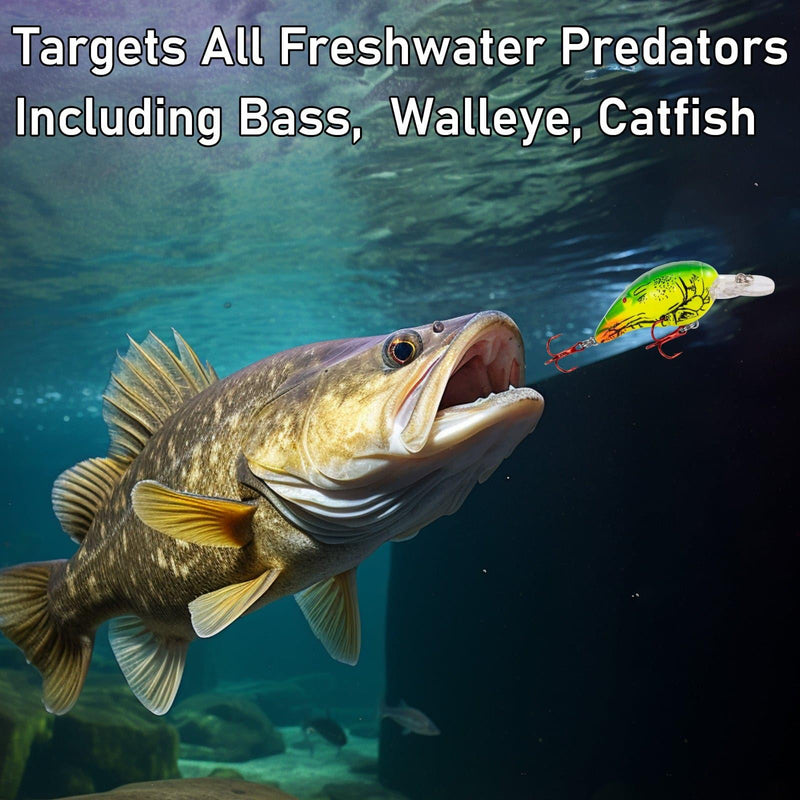 Dr.Fish 4pcs Crayfish Hard Bait  Bait  2.8''
