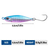 Dr.Fish 5pcs Mini Fishing Spinner Lure 1.81''  0.38oz