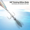 Dr.Fish 5pcs Spinner Blade Vertical Diamond Jig  0.25-1.06 oz