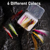 Dr.Fish 6pcs Clouser Minnow Fishing Flies #4-2/0