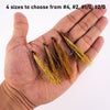 Dr.Fish 6pcs Clouser Minnow Fishing Flies #4-2/0