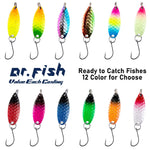 Dr.Fish  12pcs Spoons Spinners Lures Kit