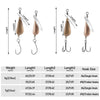 Dr.Fish 10pcs  Trout Spinner Lures  3/16-1/4oz  7.87-26.37''