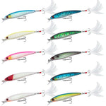 Dr.Fish 10pcs Jerkbait Minnow Lures  2.54'' 0.28oz