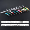 Dr.Fish 10pcs Jerkbait Minnow Lures  2.54'' 0.28oz