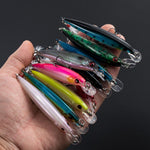Dr.Fish 10pcs Jerkbait Minnow Lures  2.54'' 0.28oz
