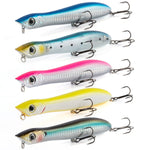 Dr.Fish Topwater Lures Floating Pencil Popper Lure 5.51" 1.9oz