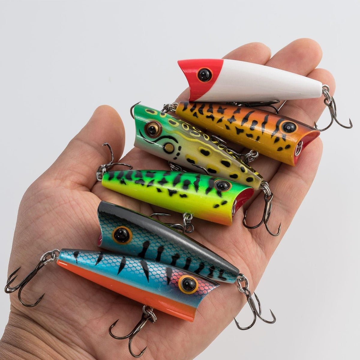 Dr.Fish Topwater Popper  Fishing Lures  2.4"  1/4oz