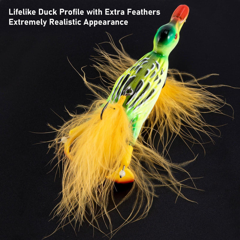 Dr.Fish 3D Duck Hard Bait  4.3''