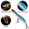 Dr.Fish 5pcs Topwater Lures Floating Pencil  Popper Lure 3.3‘’ 3.13oz