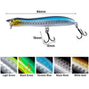 Dr.Fish 5pcs Topwater Lures Floating Pencil  Popper Lure 3.3‘’ 3.13oz