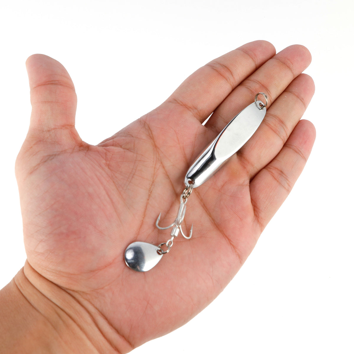 Dr.Fish 3pcs Sea Fishing Silver Spoons