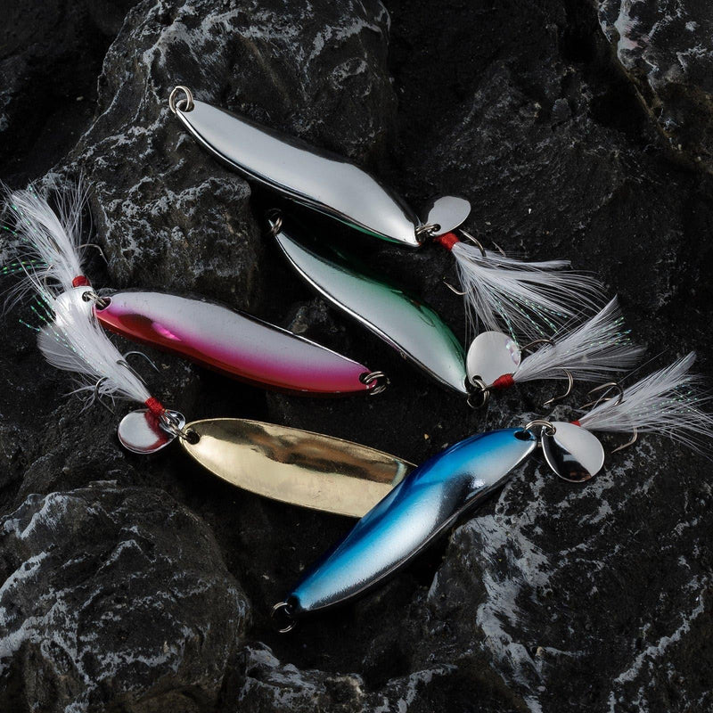 Dr.Fish 5 cps Metal S-shaped Spoon Lures