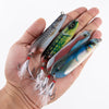 Dr.Fish 4pcs Spoons Lures with #4 Hook  3.34" 0.38oz