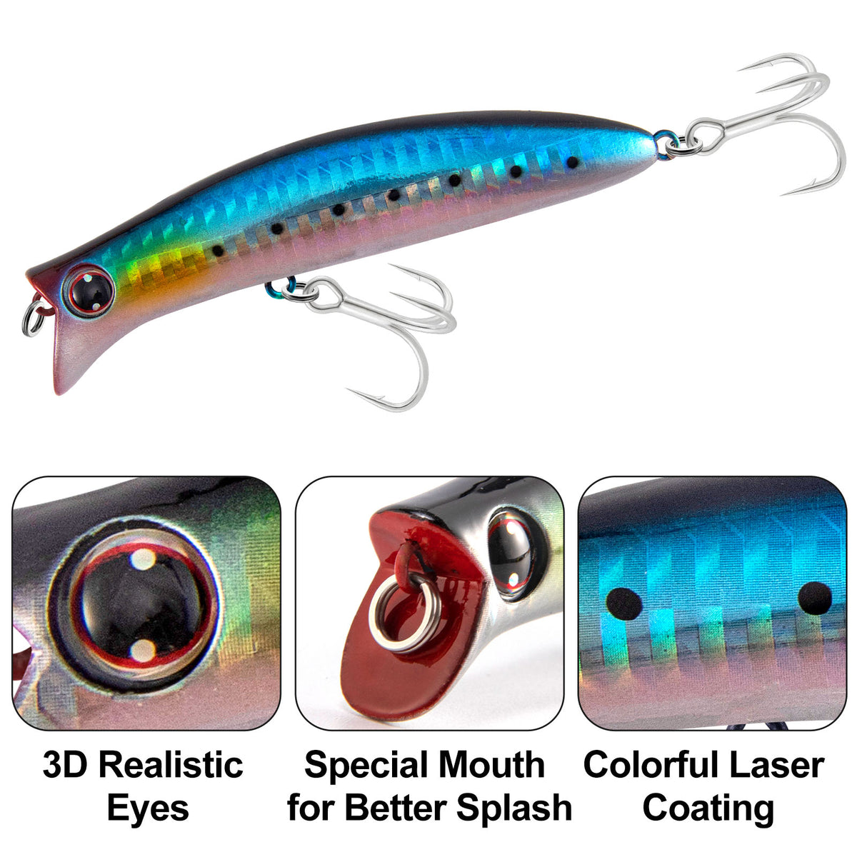 Dr.Fish Floating Lure 90/110mm Surface Minnow Lure